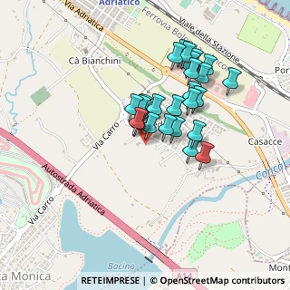 Mappa Via Ponte Conca, 47843 Belvedere RN, Italia (0.37308)