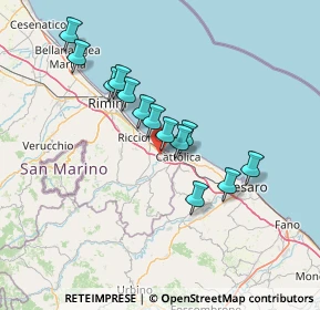 Mappa Via Ponte Conca, 47843 Belvedere RN, Italia (12.12538)