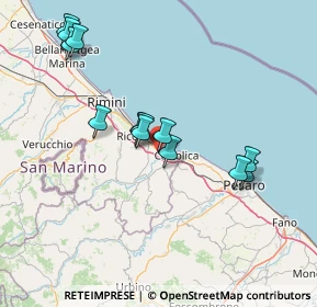 Mappa Via Ponte Conca, 47843 Belvedere RN, Italia (14.76769)