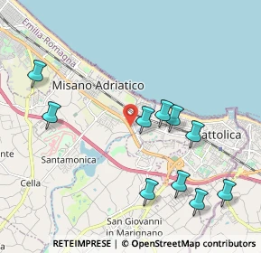 Mappa SS 16 Adriatica, 47843 Misano Adriatico RN, Italia (2.47727)