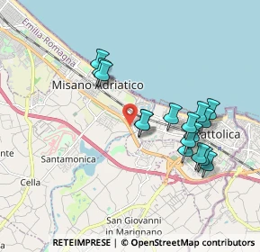 Mappa SS 16 Adriatica, 47843 Misano Adriatico RN, Italia (1.795)