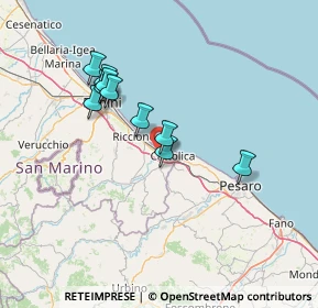 Mappa SS 16 Adriatica, 47843 Misano Adriatico RN, Italia (12.54364)