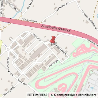 Mappa Via Larga, 60, 47843 Misano Adriatico, Rimini (Emilia Romagna)