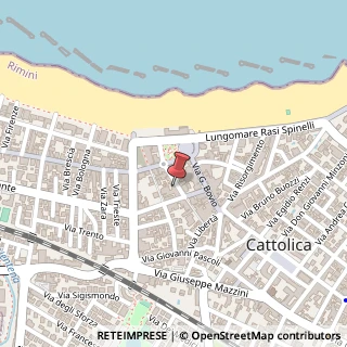 Mappa Via Filippo Corridoni, 25, 47841 Cattolica, Rimini (Emilia Romagna)