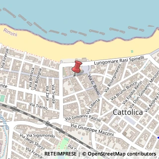 Mappa Via Eugenio Curiel, 202, 47841 Cattolica, Rimini (Emilia Romagna)