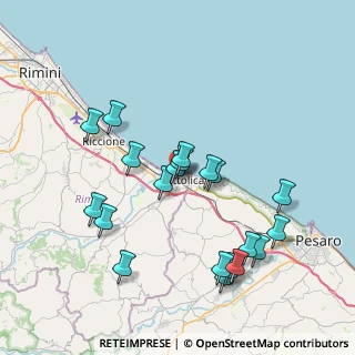 Mappa Via Curiel, 47841 Cattolica RN, Italia (7.917)