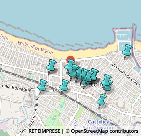 Mappa Via Curiel, 47841 Cattolica RN, Italia (0.3785)