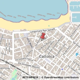 Mappa Via Guglielmo Marconi, 11, 47841 Cattolica, Rimini (Emilia Romagna)