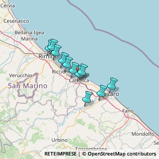 Mappa Via Torquato Tasso, 47841 Cattolica RN, Italia (10.07091)