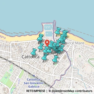 Mappa Via T. Tasso, 47841 Cattolica RN, Italia (0.285)
