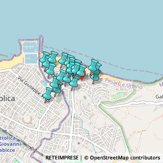 Mappa Via Gabriele D'Annunzio, 61011 Gabicce Mare PU, Italia (0.293)