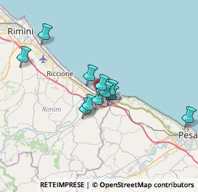 Mappa Via Umbria, 47841 Cattolica RN, Italia (5.37636)