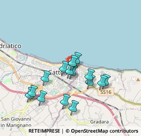 Mappa Darsena, 47841 Cattolica RN, Italia (1.68467)