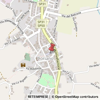 Mappa Via Martin Luther King, 8, 47853 Coriano, Rimini (Emilia Romagna)