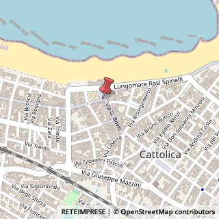 Mappa Via Curiel, 14, 47841 Cattolica, Rimini (Emilia Romagna)