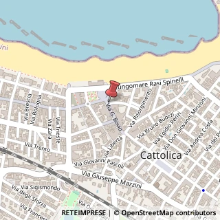 Mappa Via Bovio, 78, 47841 Cattolica, Rimini (Emilia Romagna)