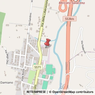 Mappa Via Luigi Einaudi, 7, 47025 Mercato Saraceno, Forlì-Cesena (Emilia Romagna)