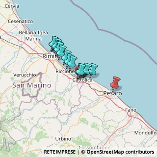 Mappa Via Pietro Gori, 47841 Cattolica RN, Italia (10.04059)