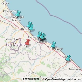 Mappa Via Carducci angolo, 47841 Cattolica RN, Italia (9.53917)