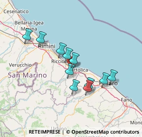 Mappa Via Michelangelo Buonarroti, 47843 Misano Adriatico RN, Italia (11.91818)