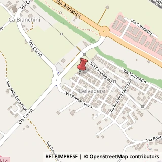 Mappa Via Felice Casorati, 44, 47843 Misano Adriatico, Rimini (Emilia Romagna)