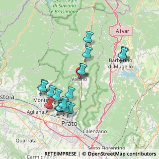 Mappa Via del Lavoro, 59021 Vaiano PO, Italia (7.49706)