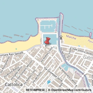 Mappa Via Antonini, 21, 47841 Cattolica, Rimini (Emilia Romagna)