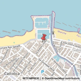 Mappa Via Antonini, 8, 47841 Cattolica, Rimini (Emilia Romagna)