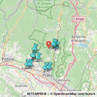 Mappa Via Cantagallo, 59021 Schignano PO, Italia (6.54417)
