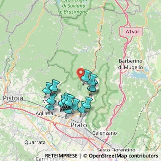 Mappa Via Cantagallo, 59021 Schignano PO, Italia (6.96789)
