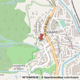 Mappa Via di Ricavo, 34, 59021 Vaiano, Prato (Toscana)