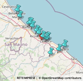 Mappa Via Michelangelo, 47843 Misano Adriatico RN, Italia (12.07231)