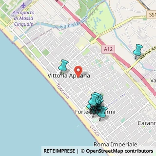 Mappa Viale Versilia, 55042 Forte dei Marmi LU, Italia (1.07733)