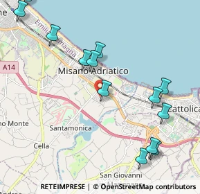 Mappa Viale U. Boccioni, 47843 Belvedere RN, Italia (2.50769)