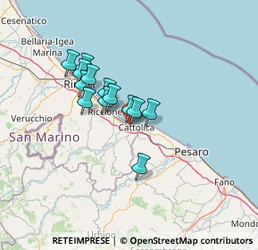 Mappa Corso Italia, 47841 Cattolica RN, Italia (10.13231)