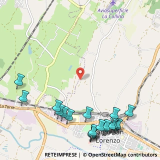 Mappa Via Enrico Fermi, 50032 Borgo San Lorenzo FI, Italia (1.582)