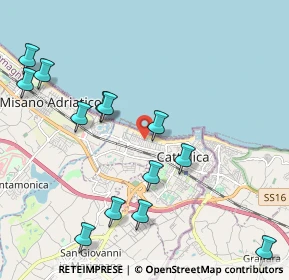 Mappa Via Venezia, 47841 Cattolica RN, Italia (2.42538)