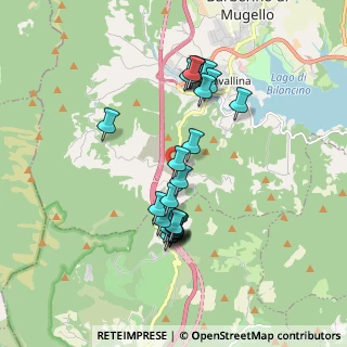 Mappa Via della Mulinaccia, 50031 Barberino di Mugello FI, Italia (1.6787)