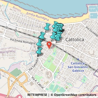 Mappa Via Raffaello, 47841 Cattolica RN, Italia (0.3285)
