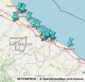 Mappa Via Costa, 47843 Misano Adriatico RN, Italia (14.60294)