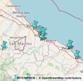 Mappa Via Costa, 47843 Misano Adriatico RN, Italia (23.35)