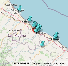 Mappa Via Costa, 47843 Misano Adriatico RN, Italia (10.09692)