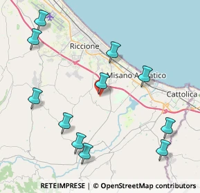 Mappa Via Costa, 47843 Misano Adriatico RN, Italia (4.89091)