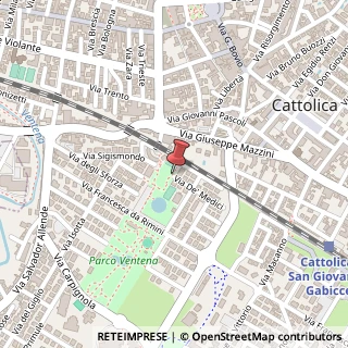 Mappa Via De Medici,  32, 47841 Cattolica, Rimini (Emilia Romagna)