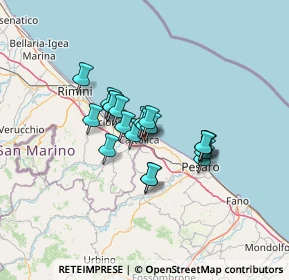 Mappa 61011 Gabicce mare PU, Italia (9.031)
