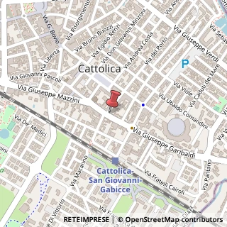 Mappa Via Garibaldi, 3, 47841 Cattolica, Rimini (Emilia Romagna)