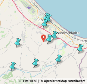 Mappa Via S. Clemente, 47843 Misano Adriatico RN, Italia (4.60091)