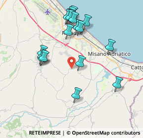 Mappa Via S. Clemente, 47843 Misano Adriatico RN, Italia (4.09667)