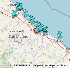 Mappa Via S. Clemente, 47843 Misano Adriatico RN, Italia (14.60353)