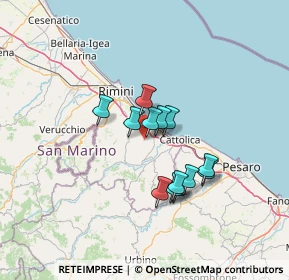 Mappa Via S. Clemente, 47843 Misano Adriatico RN, Italia (10.45231)